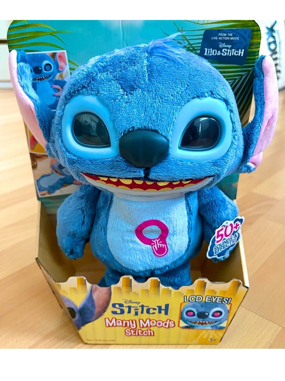 Disney Stitch Many Moods of Stitch Interactive Doll with LCD Eyes & 50+ Sounds